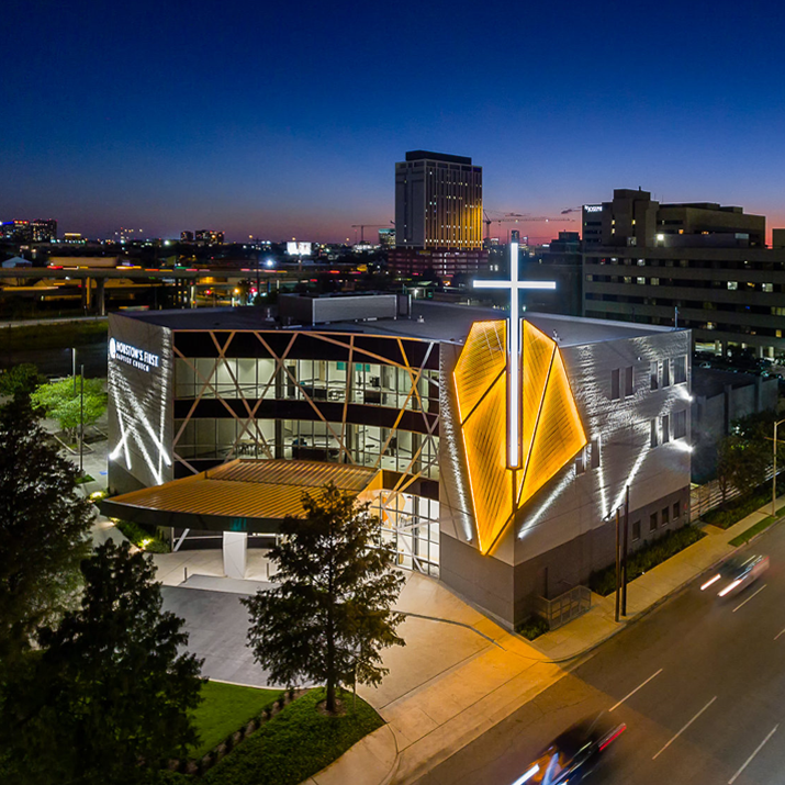 houston's first baptist church-downtown